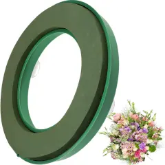 Round Wet Foam Ring - Floral Foam Flower Arrangement Kit