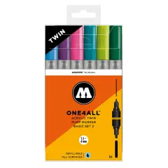 ONE4ALL Acrylic Twin 6pc Basic Set 2