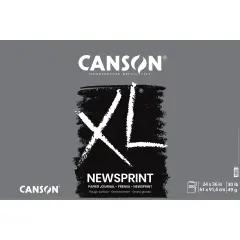 Canson XL Newsprint Pad 24"X36"-Tape Bound, 100 Sheets