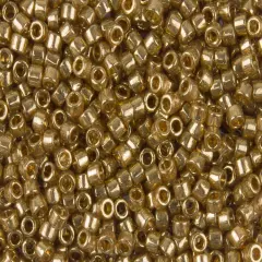 Miyuki DB-115 Delica 11/0 Seed Bead Trans Met Rose Gold Luster