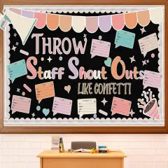 Staff Shout Out Bulletin Board Decorations Sets