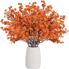 6Pcs Artificial Fall Flowers Babys Breath Flower Bulk