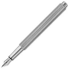 Caran d'Ache Milanese Mesh Fountain Pen - Platinum Coated, Fine Nib