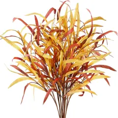 6Pcs Fall Leaves Stem Artificial