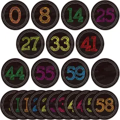 60 PCS Classroom Number Cutouts Bulletin Board Decor