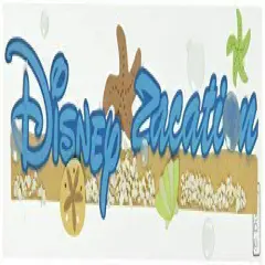 Disney Vacation Small Title Dimensional Stickers