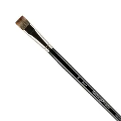 Creative Mark Hamburg Premiere Professional Oil Painting Brushes - Bright #14 Oil Paint Brush - Handmade in Germany, Natural & Synthetic Hair Blend, Long Triple-Lacquered Birch Handle