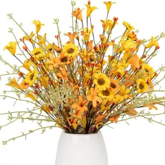 Fall Flower Decorations 12 Pack