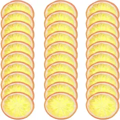 30 PCS Artificial Lemon Slices