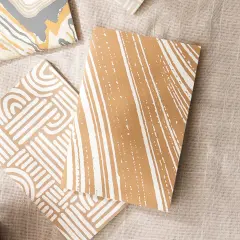 Soft Cover Brown Notebook - Pack of 5, 6 X 4 Inch