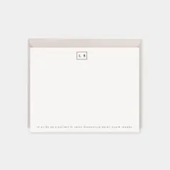 Elegant Monogram Note Cards
