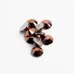 Crystal Lane DIY SS20 Glass Flatback Rhinestones, 1440pcs Metallic Rose Gold