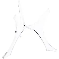 Plymor Clear Acrylic 3-Leg Tri-Pod Display Riser, Holds Egg or Sphere, 3.375" H x 3" W x 3" D