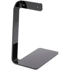 Plymor Black Acrylic Signpost-style Pair Hanging Earring Display Stand, 2.375" W x 3.5" D x 5" H