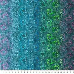 Banyan 83202-627 WHIRLPOOL - Movement - Peacock 45" Fabric Per Yard