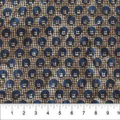 Banyan 83098-48 DOT PLAID - Denim 45" Fabric Per Yard