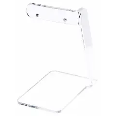 Plymor Clear Acrylic Signpost-style Pair Hanging Earring Display Stand, 2.375" W x 3" D x 4" H