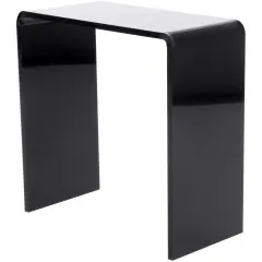 Plymor Black Acrylic Vertical Rectangular Display Riser, 7" H x 7" W x 3.5" D (1/4" thick)