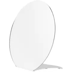 Plymor Oval Acrylic Countertop Mirror, 8.125" H x 8" W x 3.375" D