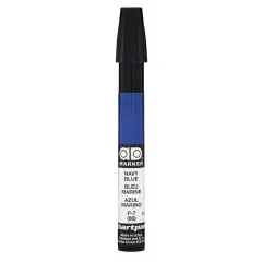 Chartpak AD&reg; Marker Blue Color Family, Tri-Nib Navy Blue