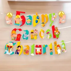 Happy Ganesh Chathurti Banners Indian Festival Ganpati Bappa Morya Bunting Diy Home Temple Indoor Outdoor Decoration Bollywood Party Supplies Ganesha Puja Decor Ideas