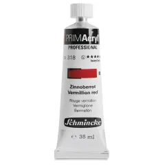 Schmincke Primacryl Professional Acrylic Paint - Vermilion Red, 35 ml Tube