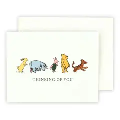 Echo Park Winnie The Pooh Greeting Card 1/Pkg-Thinking Of You