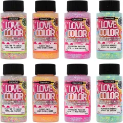 Love, Color Confetti Glitter