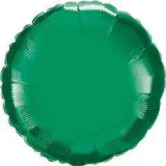 Emerald Green Round Mylar Balloon 18"
