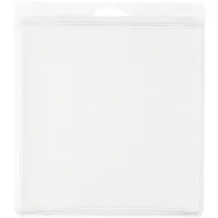 Collecting Warehouse Clear Plastic Clamshell Package / Storage Container, 6.56" H x 6.38" W x 1.25" D