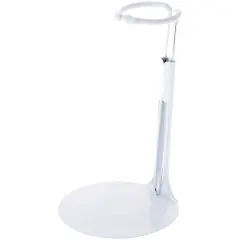 Bard's 792W White Adjustable Doll Stand, fits 9 to 11.5 inch Dolls, waist width adjusts from 1.25 to 2 inches