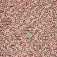 1 Yard Strawberry Rayon Crinkle Fabric Lightweight 50/52" Textured Fabric for Dresses & Accessories