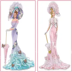 2 Pack DIY 5D Lady Diamond Art Painting Kits