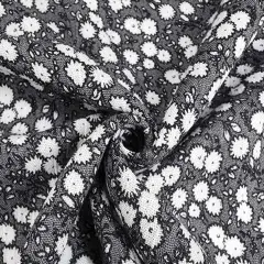 1 Yard Polar Night Rayon Crinkle Fabric Soft Textured Drapey Apparel Material 50/52 Inch Width