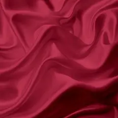 1 Yard 100 Percent Polyester Satin Fabric Cerise Shade 58/60 Inch Wide with Elegant Finish