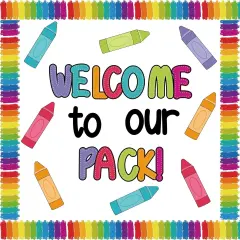 63PCS Classroom Bulletin Board Decorations Set