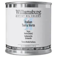 Williamsburg Handmade Safflower Oil Color - Italian Terra Verte, 8 oz can