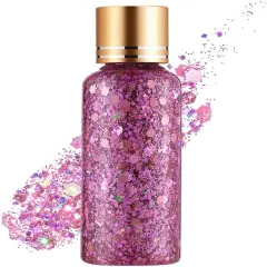 Holographic Body Glitter Gel for Face