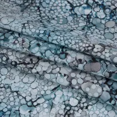 1 Yard Moody Blues Bubbles Printed Quilting Cotton Fabric by Northcott Bliss Collection 43 Inches Width