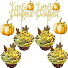 Little Pumpkin Cupcake Toppers