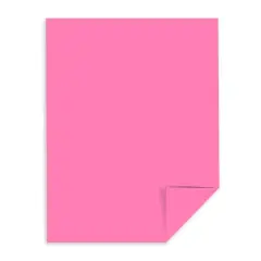 Astrobrights 8 1/2" x 11" 65# Cover Sheets Ream of 250 Pulsar pink