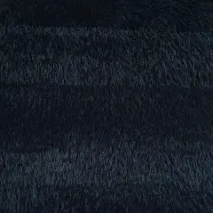 1 Yard Fake Feather Hacci Mohair Knit Fabric 290 GSM, 60/62&Prime; Wide Polyester Spandex Blend NAVY