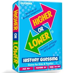 Higher or Lower History Board Game for Kids