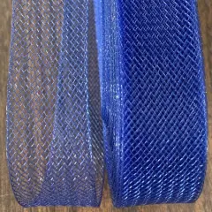 1 Yard Horsehair Trim 100% Nylon Crinoline Braid Webbing for Dresses, Veils & Hats 1" Wide Royal Blue