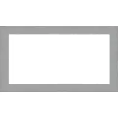 Brushed Framed Dry Erase Magnetic Board Nickel