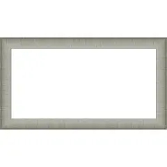 Elegant Brushed Narrow Framed Dry Erase Magnetic Board Pewter