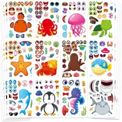 48 Sheets Ocean Stickers for Kids