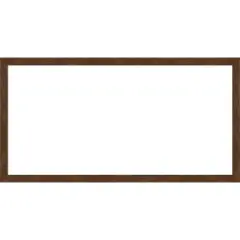 Carlisle Narrow Framed Dry Erase Magnetic Board Brown