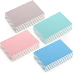 16 Pack 4" x 6" Rubber Stamp Carving Blocks, Soft Rubber for Art and Craft Project - Great for Beginners and Professional, Assorted 4 Colors