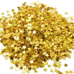 Star Confetti Table Confetti Metallic Foil Stars Sequin for Party Wedding Decorations, 30 Grams/ 1 ounce (Gold)
